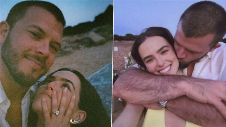 Zoey Deutch and Jimmy Tatro Get Engaged After 4 Years of Dating, Actress Shares Romantic Photos From Dreamy Beach Proposal