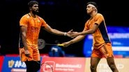 Satwiksairaj Rankireddy-Chirag Shetty vs Aaron Chia-Wooi Yik Soh at China Masters 2025 Live Streaming Online: Know TV Channel, Time in IST & Telecast Details for Men's Doubles Semi Final Badminton Match Coverage