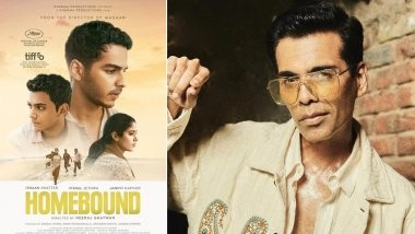 ‘Homebound’ Selected As India’s Oscar Entry: Karan Johar Feels Deeply Honoured and Humbled As His Film Is Selected As Country’s Official Entry for Oscars 2026