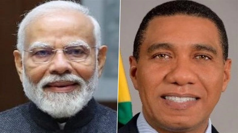 PM Modi Congratulates His Jamaican Counterpart Andrew Holness for His 3rd Consecutive Victory