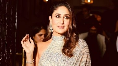 Kareena Kapoor Khan Stuns in Silver Sequin Saree at Birmingham Event, Designer Manish Malhotra Shares Exclusive BTS Pictures of Bollywood Diva Wowing Fans (View Post)