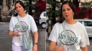 &lsquo;Leave Me Alone&rsquo;: Aamir Khan&rsquo;s Girlfriend Gauri Spratt Gets Irritated With Paparazzi As They Follow Her During Evening Walk, Requests Privacy (Watch Video)