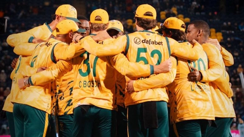 South Africa Beat England By 14 Runs in ENG vs SA 1st T20I 2025; Donovan Ferreira and Bowlers Shine As Proteas Clinch Rain-Truncated Thriller To Take 1-0 Lead