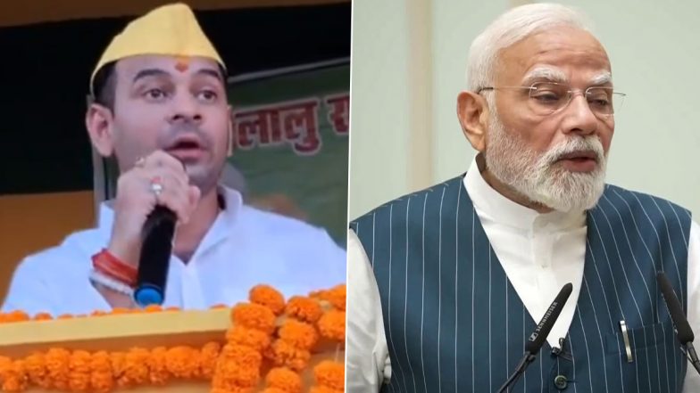 'PM Narendra Modi Offering Gifts in Bihar as Assembly Elections Are Approaching', Says Tej Pratap Yadav
