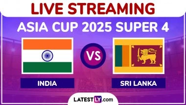 India vs Sri Lanka Free Live Streaming Online, Asia Cup 2025 Super 4: How To Watch IND vs SL T20I Cricket Match Live Telecast on TV in India?