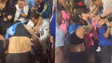 Lionel Messi Shares Heartwarming Moment With Fan in Wheelchair, Argentine Legend Signs Jersey After Scoring Brace in New York City vs Inter Miami MLS 2025 Match (Watch Video)