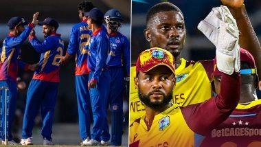 On Which Channel Nepal vs West Indies 2025 Live Telecast Will Be Available in India? How To Watch NEP vs WI T20I Cricket Matches Free Live Streaming Online?