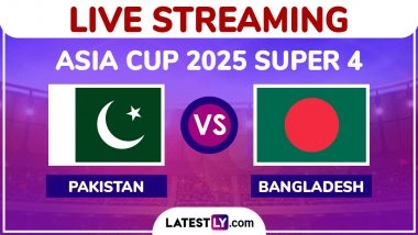 Pakistan vs Bangladesh Free Live Streaming Online, Asia Cup 2025 Super 4: How To Watch PAK vs BAN T20I Cricket Match Live Telecast on TV in India?