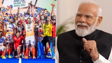 ‘Proud Moment for Indian Hockey’: PM Narendra Modi Congratulates Indian Men’s Team on Winning Asia Cup Hockey 2025 After Defeating South Korea in Final