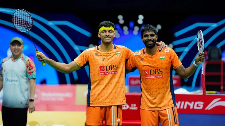 Satwiksairaj Rankireddy-Chirag Shetty vs Won Ho Kim-Seung Jae Seo at China Masters 2025 Live Streaming Online: Know TV Channel, Time in IST & Telecast Details for Men's Doubles Final Badminton Match Coverage