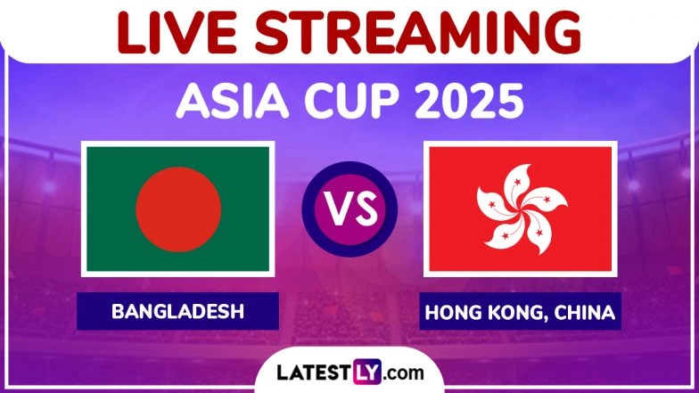 Bangladesh vs Hong Kong, China, Asia Cup 2025 Free Live Streaming Online: How To Watch BAN vs HKC T20I Cricket Match Live Telecast on TV in India?