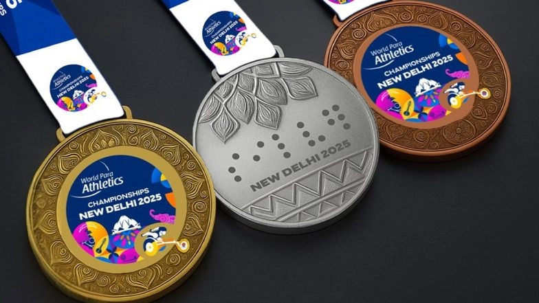 India Unveils Striking Medals for World Para Athletics Championships 2025 in New Delhi