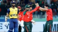 Asia Cup 2025: Bangladesh Pip Sri Lanka in First Super 4 Clash in Nail-Biting Thriller (Watch Video Highlights)