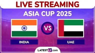 India vs United Arab Emirates, Asia Cup 2025 Free Live Streaming Online: How To Watch IND vs UAE T20I Cricket Match Live Telecast on TV in India?