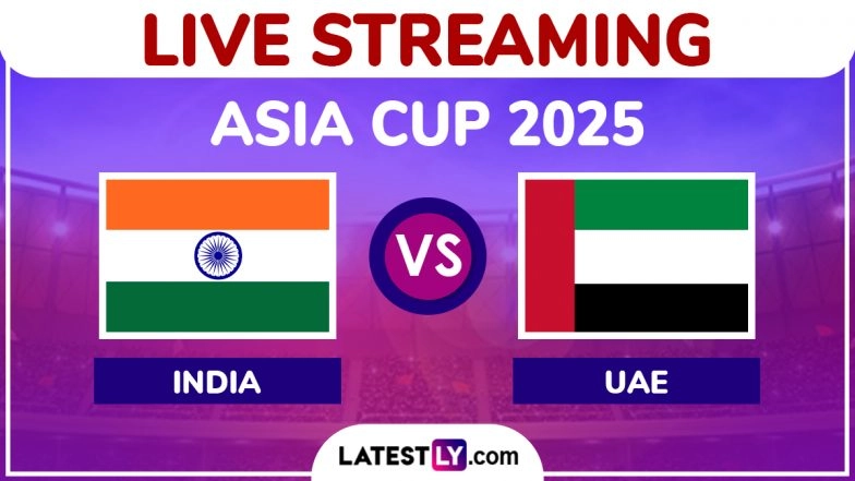 India vs United Arab Emirates, Asia Cup 2025 Free Live Streaming Online: How To Watch IND vs UAE T20I Cricket Match Live Telecast on TV in India?
