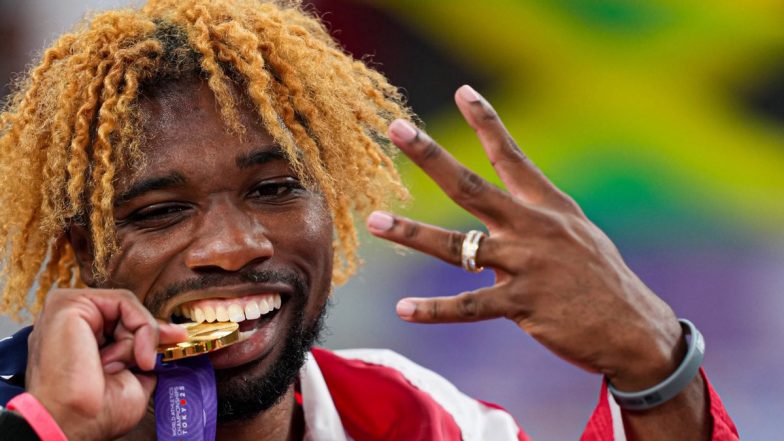 World Athletics Championships 2025: Noah Lyles Levels Usain Bolt’s 200 Metres Four-Peat Milestone, Eyes Record-Extending Fifth