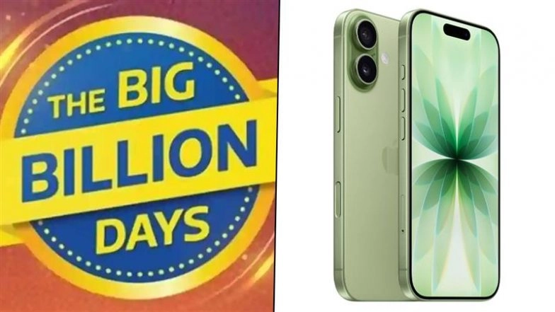 Flipkart Big Billion Days 2025: Check Prices, Specifications and Features of Apple's iPhone 17 and iPhone 16 Ahead of Flipkart BBD on September 23