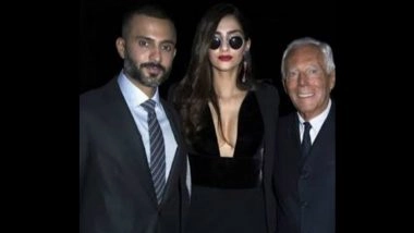 ‘Thank You Mr Armani, You Will Be Missed’: Sonam Kapoor Expresses Grief Over Death of Giorgio Armani As Italian Fashion Designer Dies at 91 (See Post)