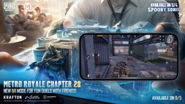 PUBG Mobile Metro Royale Chapter 28 Update To Launch With New 1v1 Duel Mode on September 5, Teases ‘Weekend Surprises’