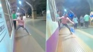 Mumbai Local Train Stunt: Viral Video Shows Boy Attempting To Snatch Commuter&rsquo;s Phone While Hanging Out of Moving Train