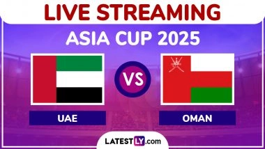 United Arab Emirates vs Oman, Asia Cup 2025 Free Live Streaming Online: How To Watch UAE vs OMA T20I Cricket Match Live Telecast on TV in India?