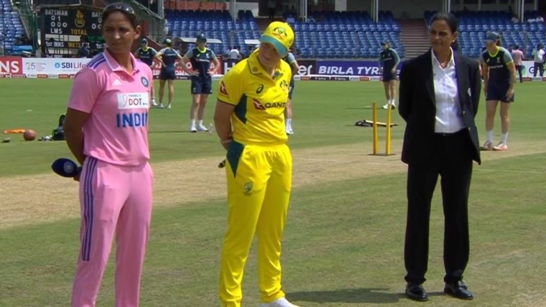 IND-W vs AUS-W 3rd ODI 2025 Toss Report and Playing XI: Australia Captain Alyssa Healy Opts to Bat First As Visitors Make Two Changes, India Remain Unchanged