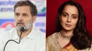 Kangana Ranaut Seeks Rahul Gandhi&rsquo;s Resignation Over Alleged Abuses Hurled Against PM Narendra Modi&rsquo;s Late Mother, Says &lsquo;Opposition Is Anti-Women&rsquo;
