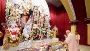 Durga Puja 2025: PM Narendra Modi Participates in Durga Puja Celebrations in Delhi&rsquo;s CR Park on Occasion of Maha Ashtami, Prays for Everyone&rsquo;s Happiness and Wellbeing (See Pics)