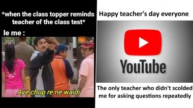 Teachers’ Day 2025 Funny Memes and Instagram Reels: Hilarious Jokes That Will Ring the Humour Bell As You Celebrate the Educators