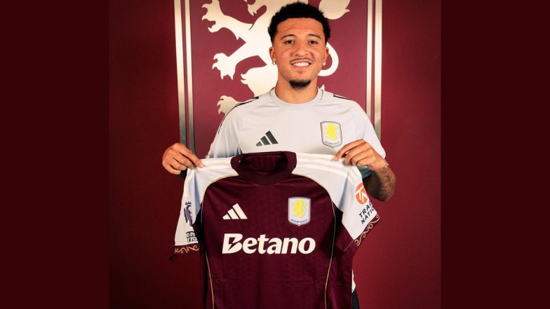 England Forward Jadon Sancho Ready To Enter the Peak Years of His Career With Aston Villa