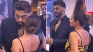 Ex-Lovebirds Malaika Arora and Arjun Kapoor Share a Warm Hug As They Greet Each Other at &lsquo;Homebound&rsquo; Screening in Mumbai (Watch Video)
