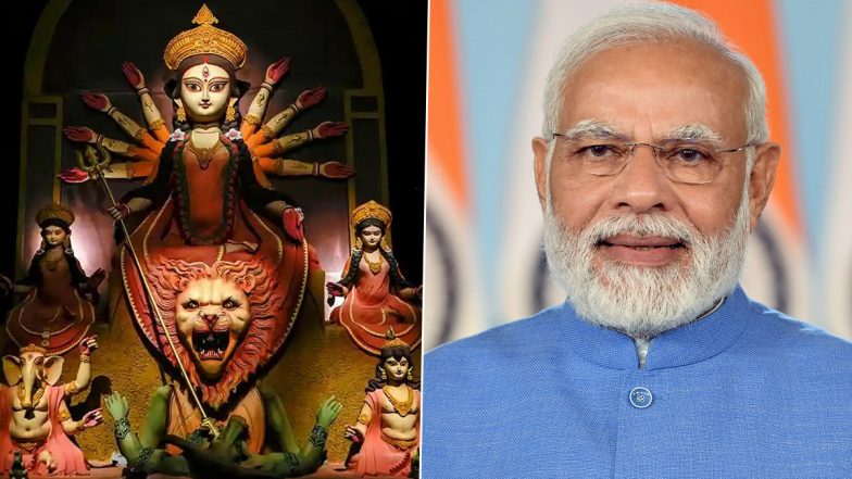 ‘May This Sacred Festival Bring New Strength, Faith’: PM Narendra Modi Extends Navratri 2025 Greetings