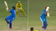 Vaibhav Suryavanshi Sizzles With an Entertaining Knock in Maiden Cricket Innings on Australian Soil During IND U19 vs AUS U19 1st YODI 2025 (Watch Video Highlights)