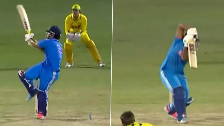 Vaibhav Suryavanshi Sizzles With an Entertaining Knock in Maiden Cricket Innings on Australian Soil During IND U19 vs AUS U19 1st YODI 2025 (Watch Video Highlights)