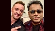 TIFF 2025: AR Rahman Clicks Selfie With ‘Harry Potter’ Star Tom Felton; Fans React As Music Maestro Scores Hansal Mehta’s ‘Gandhi’ Featuring Pratik Gandhi and Felton As Josiah Oldfield (View Post)