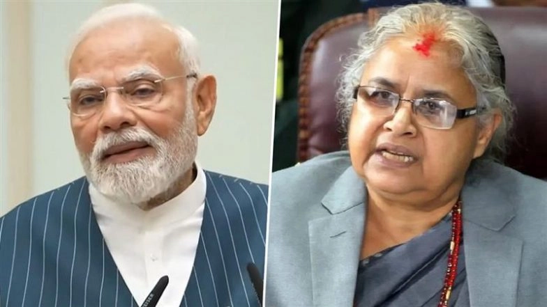 PM Narendra Modi Extends Best Wishes to Sushila Karki on Becoming Nepal’s First Woman Interim Prime Minister