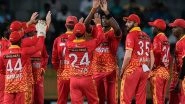 ZIM vs SL 2nd T20I 2025: Sri Lanka Humiliated in Harare, Bowled Out for 80 As Zimbabwe Set New T20I Record