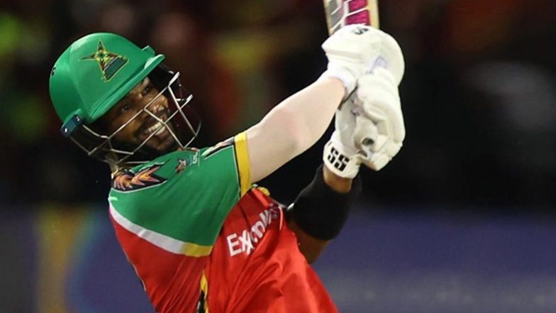 Guyana Amazon Warriors Beat Trinbago Knight Riders by Three Wickets in CPL 2025; Kieron Pollard's 18-Ball 54 in Vain As GAW Notch Up Second-Straight Win