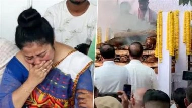 Zubeen Garg Cremation: Singer’s Wife Garima Saikia Breaks Down, Fans and Leaders Pay Tribute Amid Emotional Chants of ‘Jai Zubeen Da’ Echoing Across Assam (Watch Video)