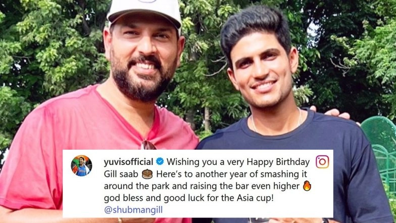 Mentor Yuvraj Singh Wishes Protege Shubman Gill Happy Birthday As India Test Captain Turns 26, Former Star All-Rounder Wishes Ace Batter Good Luck For Asia Cup 2025