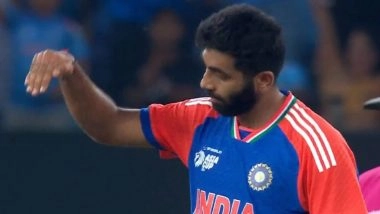 IND vs PAK, Asia Cup 2025 Final: Jasprit Bumrah Shatters Haris Rauf’s Stumps, Responds With ‘Plane Drop’ Gesture (Watch Video)