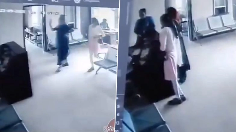 Nellore Shocker: 6 Transgenders Brutally Assault Nurse Inside Hospital Over Refusal to Give Dussehra Donation, Video Goes Viral