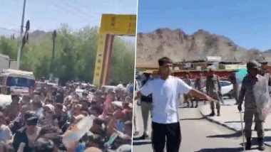 Ladakh Statehood Protest: 4 Killed, 70 Injured in Violent Clashes With Security Forces; Restrictions Imposed in Leh (Watch Videos)