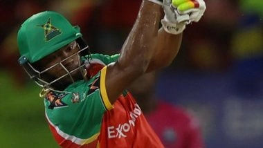 Guyana Amazon Warriors Beat Barbados Royals by 64 Runs in CPL 2025; Quentin Sampson, Shimron Hetmyer, and Gudakesh Motie Shine Bright as GAW End Second in League Stage
