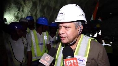 Mumbai-Ahmedabad Bullet Train Project Update: Railway Minister Ashwini Vaishnaw Interacts With Workers After Train Tunnel Breakthrough With New Austrian Tunnelling Method (Watch Videos)