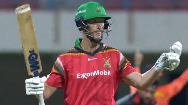 CPL 2025: Dwaine Pretorius’ Last-Ball Six Seals Playoff Spot As Guyana Amazon Warriors Stun Table-Toppers St Lucia Kings (Watch Video)
