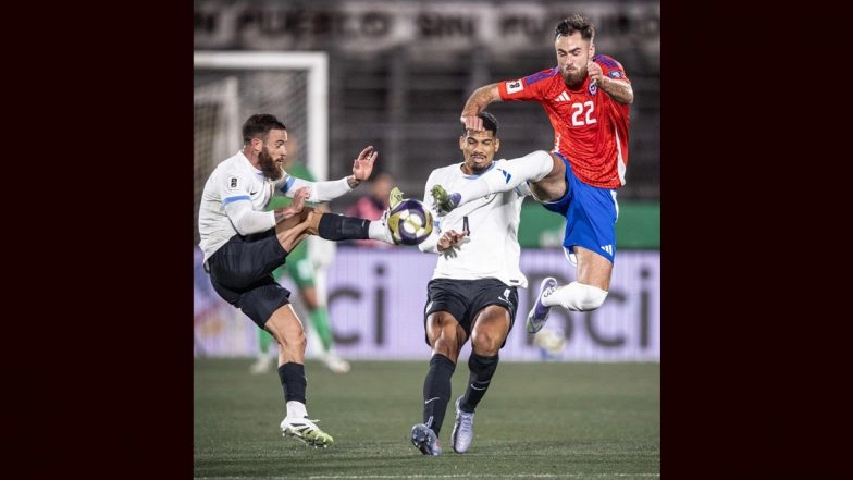 Chile 0-0 Uruguay, FIFA World Cup 2026 CONMEBOL Qualifiers: Bottom-Placed Hosts Hold Star-Studded La Celeste to Goalless Draw (Watch Video Highlights)