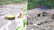 Dehradun Cloudburst: Massive Flooding in Karligaad Rivulet After Continuous Rainfall, 1 Missing (Watch Videos)