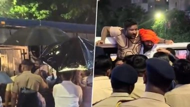 Pune: Protesters Try To Block Citizens From Attending Dutch Artist Imran Nasir Khan’s Event at Hotel Ballr After Mistaking Him for Pakistani National in Kalyaninagar, 14 Detained