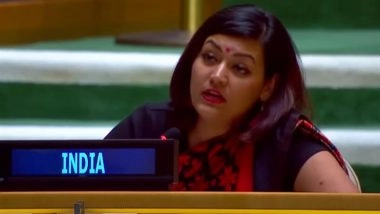 Who Is Petal Gehlot? All About the Indian Diplomat Whose Powerful Speech at UNGA Slamming Pakistan PM Shehbaz Sharif Went Viral (Video)